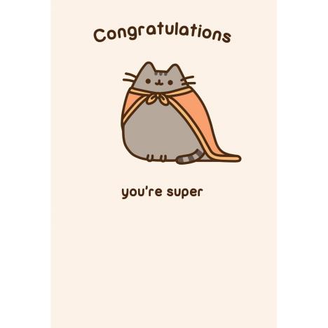Congratulations Pusheen Card £2.10